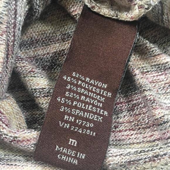 🌈 KNOX ROSE Top, Tank, Light Pink Multicolors, M - Picture 3 of 7